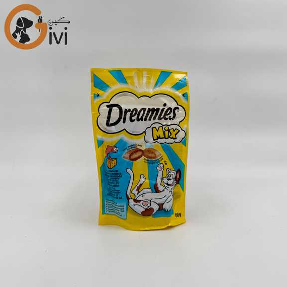 تشویقی Dreamies با طعم ماهی و پنیر