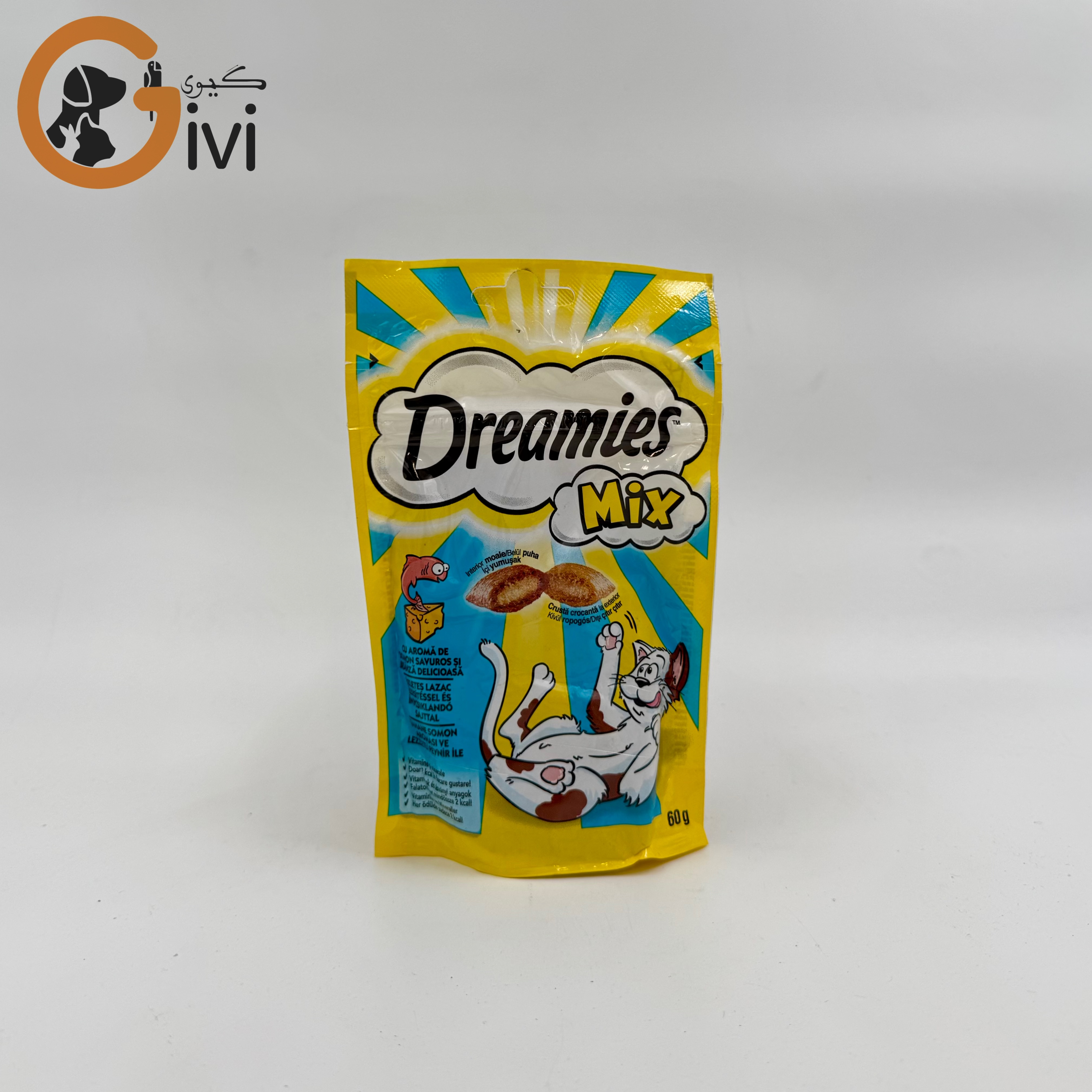 تشویقی Dreamies با طعم پنیر